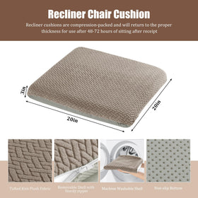 HOMBYS seat-height boost with 25D foam makes getting up easier
