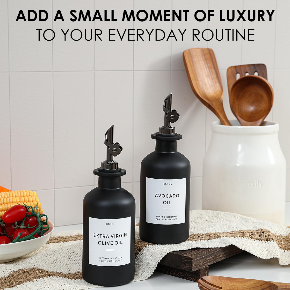 HOMCDALY pour spout opens smoothly for a leak-free pour.