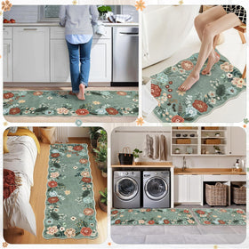 Homcomoda front-door entryway rug welcomes guests with durable style.