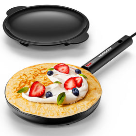 Homcozy electric crepe maker top view for quick home prep