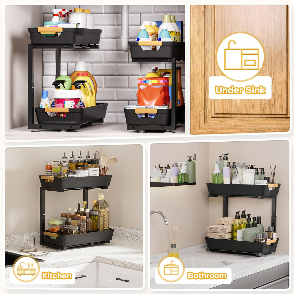 Homde two-pack storage set to double organization power.