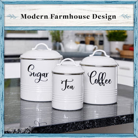 Home Acre Designs powder-coated finish resists wear while preserving contents' flavor.
