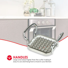 Home Basics compact design stores neatly in small kitchens.