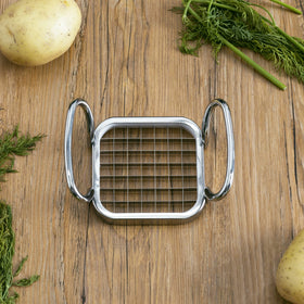 Home Basics multi-use cutter handles tofu and other foods with ease.