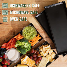 Home Beets durable trays suit meats, cheeses, fruits, and sushi for entertaining.