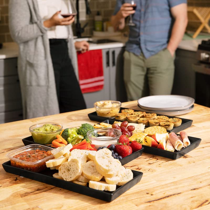 Home Beets dishwasher-safe platters simplify cleanup after gatherings and meals.
