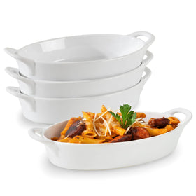 Home Beets oval baking dishes 4pc set—oven safe for versatile meals.