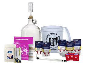 Home Brew Ohio upgraded-1-gallon-wine-fruit-kit: easy at-home fermentation starter for fruity wines.