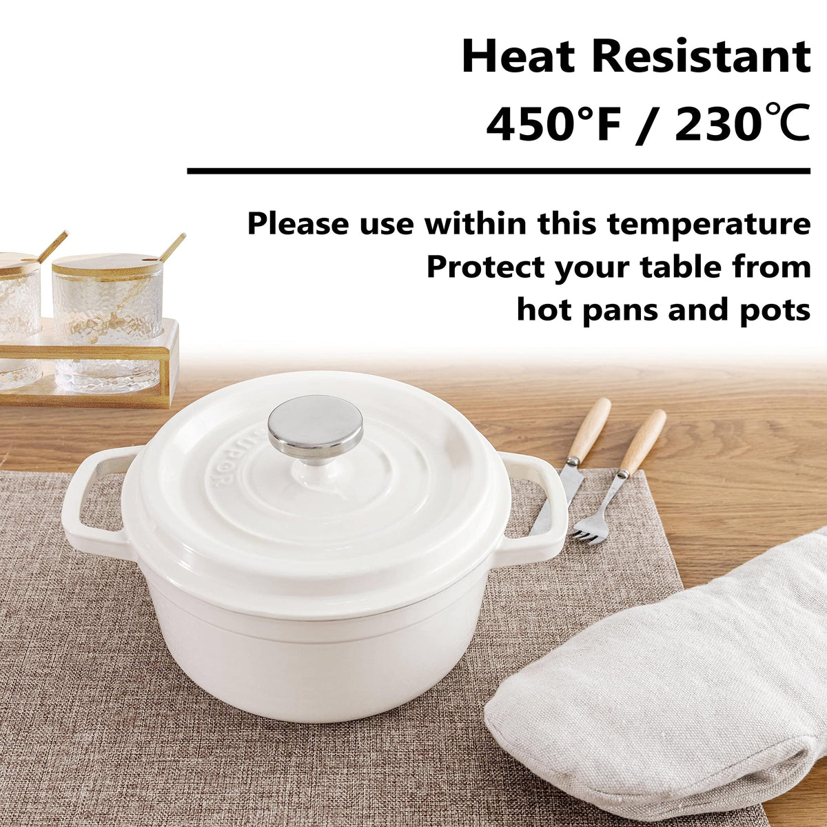 Home Brilliant cotton linen placemats color options to suit any decor palette.