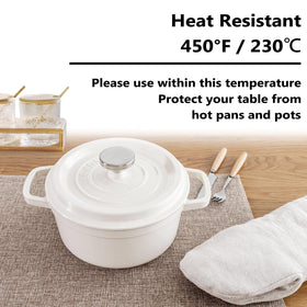 Home Brilliant cotton linen placemats color options to suit any decor palette.