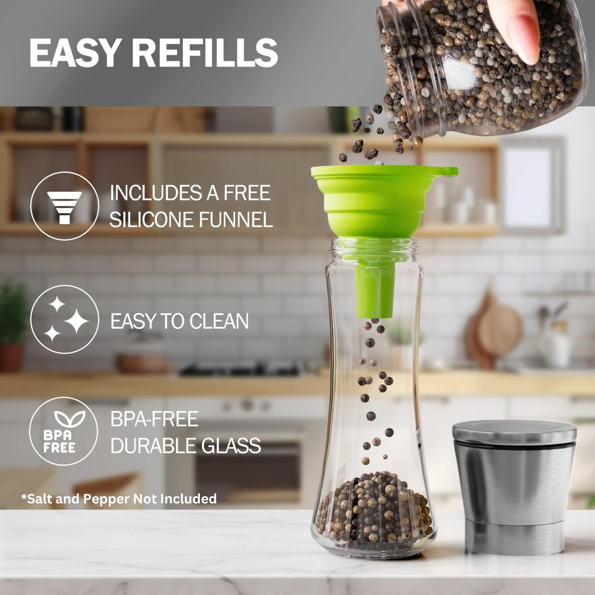 Home EC adjustable ceramic grinders let you choose texture