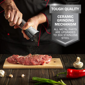 Home EC easy-refill design with 6 oz capacity reduces frequent refills.