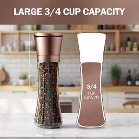 Home EC copper grinders with stainless steel lids for freshness
