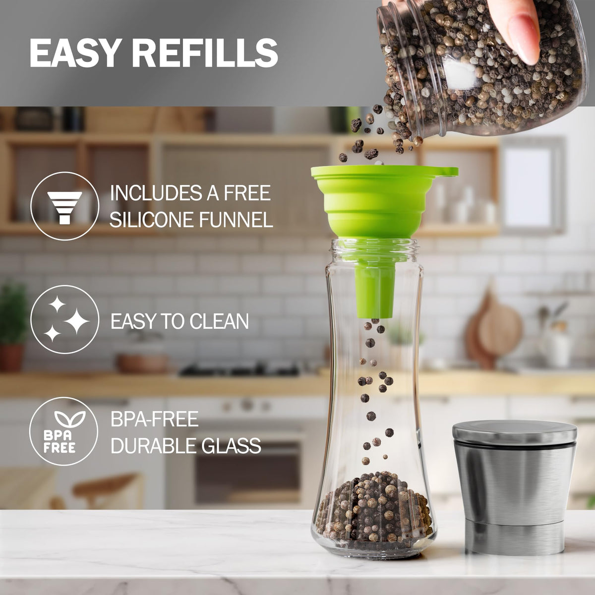 Home EC packaging includes funnel and eBook for gifting readiness.