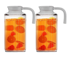Home Essentials & Beyond fridge pitcher 60oz with lid for easy storage and pouring