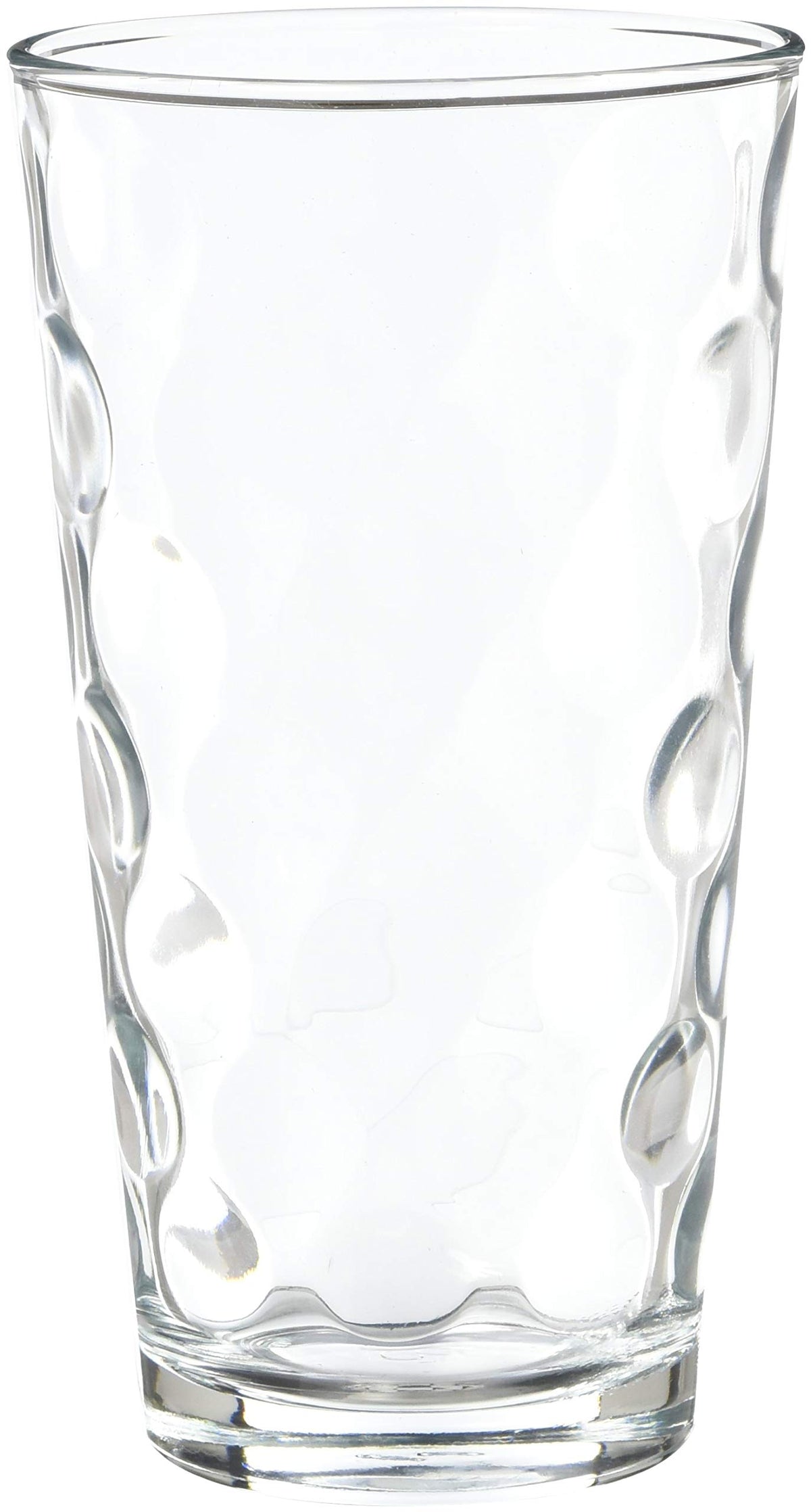 Home Essentials & Beyond dishwasher-safe highball glasses simplify cleanup after gatherings.