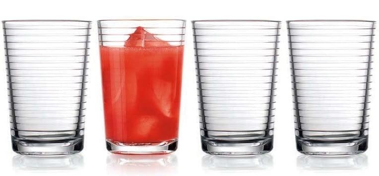 Home Essentials & Beyond juice glasses 7oz dishwasher-safe for easy cleaning