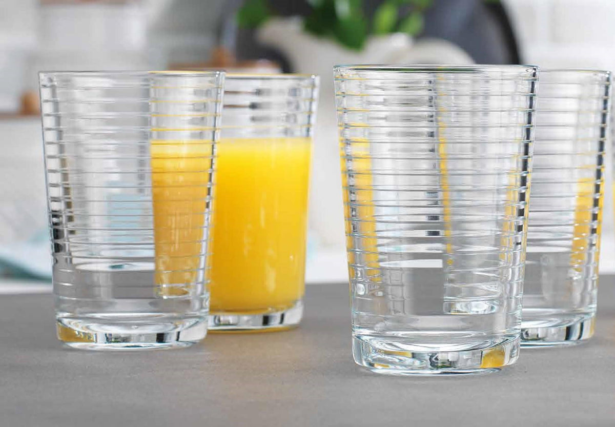 Home Essentials & Beyond juice glasses 7oz multi-use for juice, water, or cocktails