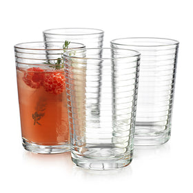Home Essentials & Beyond juice glasses 7oz set-4 shown as a versatile daily glassware option