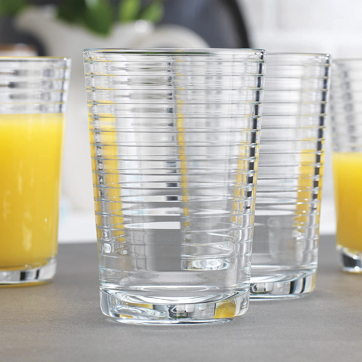 Home Essentials & Beyond juice glasses 7oz sleek-design conveys premium quality