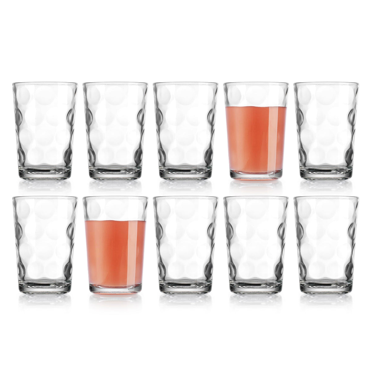 Home Essentials Modern Eclipse 7oz dishwasher-safe glass for easy cleanup.