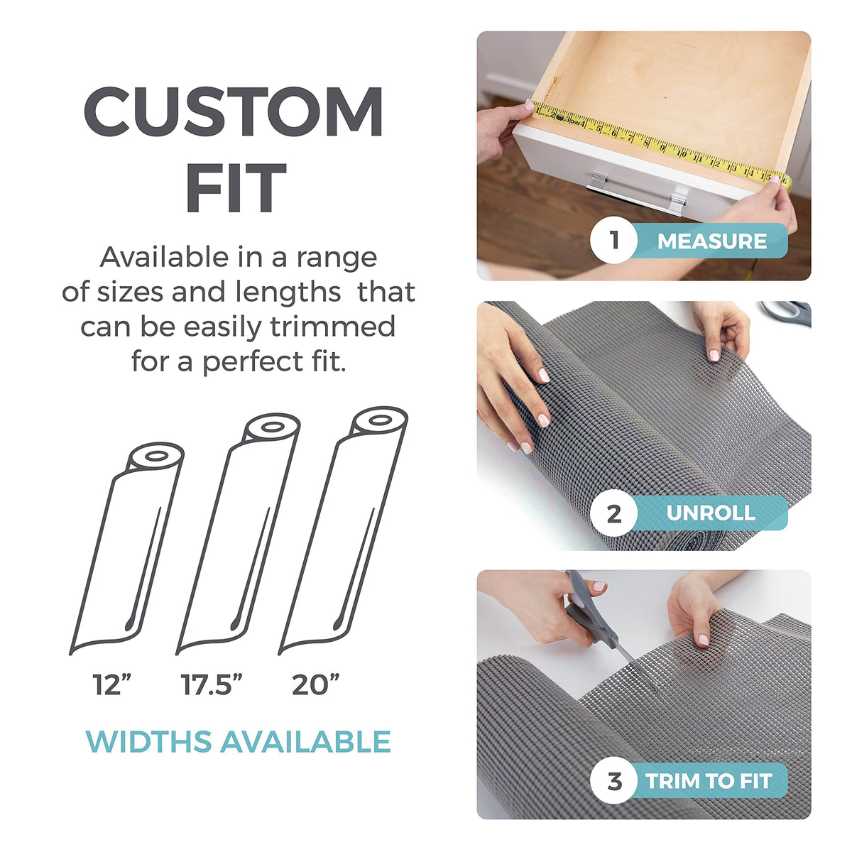 HOME GENIE durable open-grid design shields surfaces during daily use.