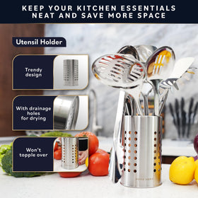 Home Hero ergonomic wood handle reduces wrist fatigue during cooking