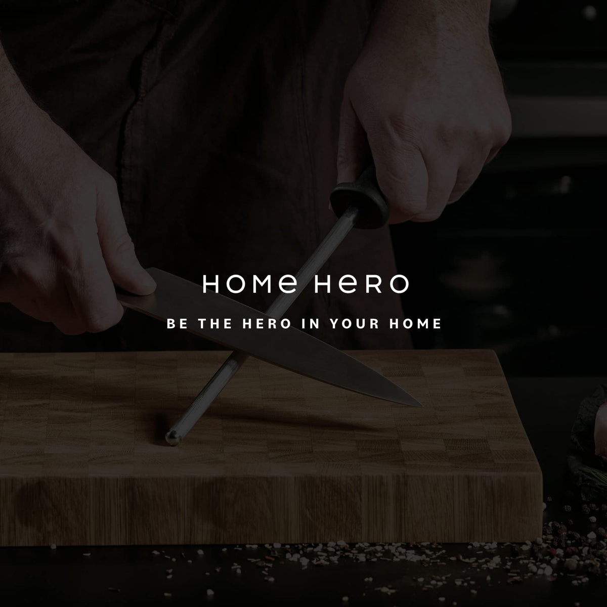 Home Hero gift-ready Santoku knife set for home chefs.