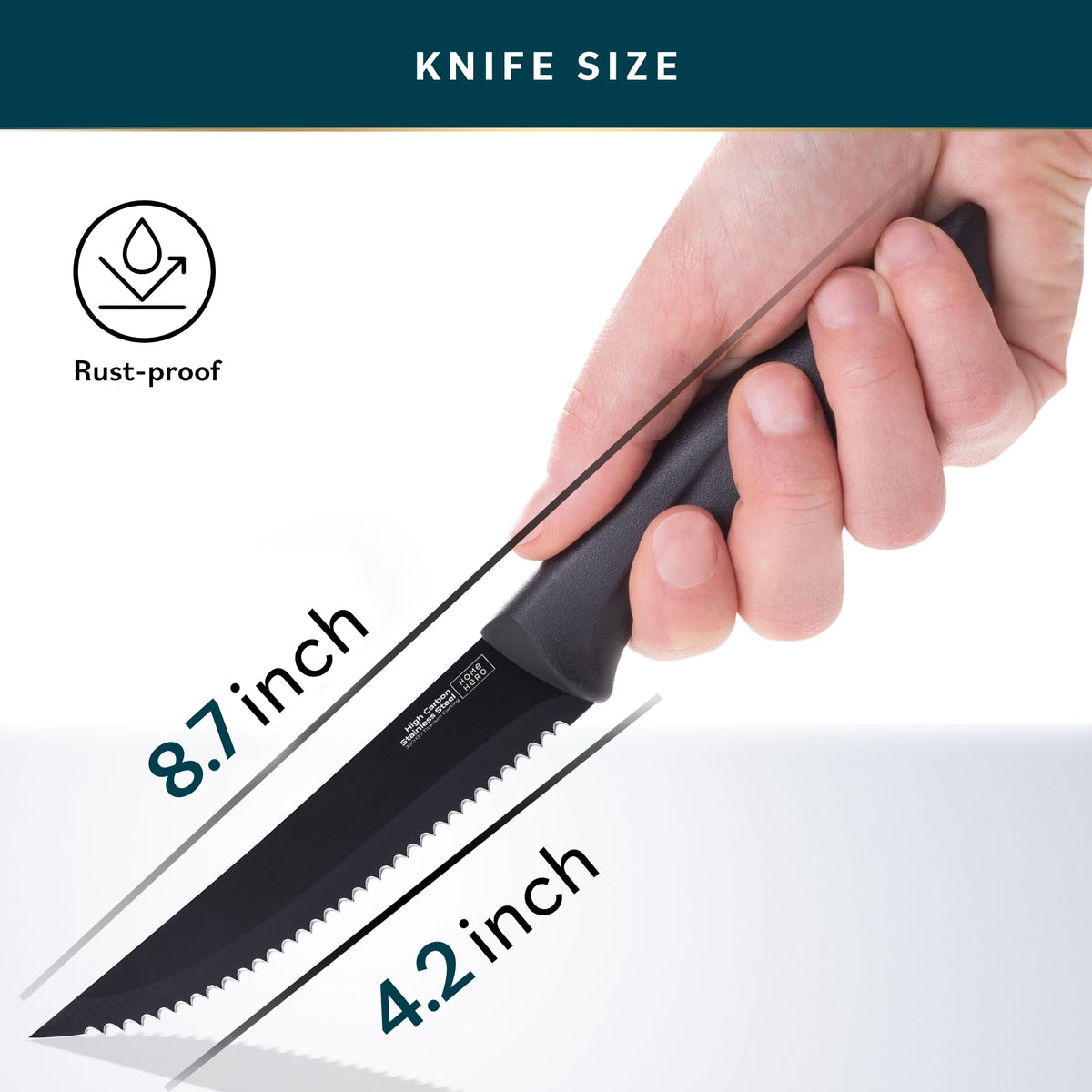 Holiday dining table scene featuring Home Hero knives at mealtime