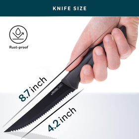 Holiday dining table scene featuring Home Hero knives at mealtime
