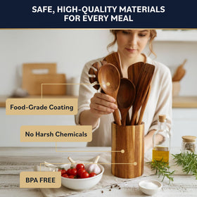 Home Hero pasta spoon sturdy for serving noodles evenly