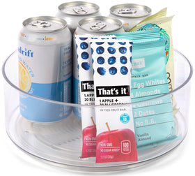 Home Intuition lazy Susan stores condiments and small items clearly.