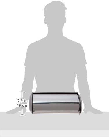 HOME IT bread box on kitchen counter complements stainless steel wares