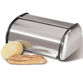 HOME IT bread box with swing-down door keeps bread conveniently accessible