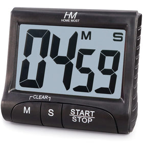 HOME MOST timer with magnetic back on fridge for quick access.