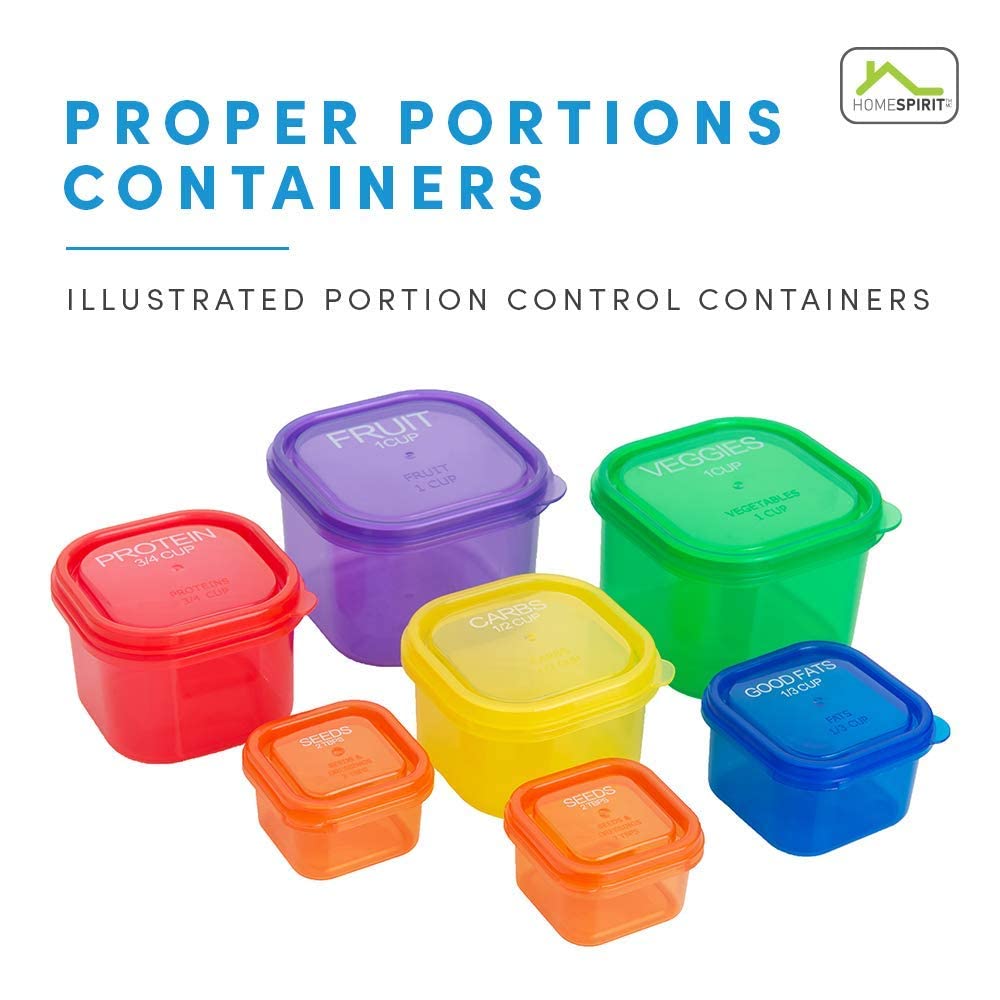 Home Spirit Proper Portions BPA-free plastic for safe storage