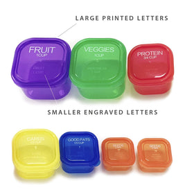Home Spirit Proper Portions meal-prep tray for balanced portions