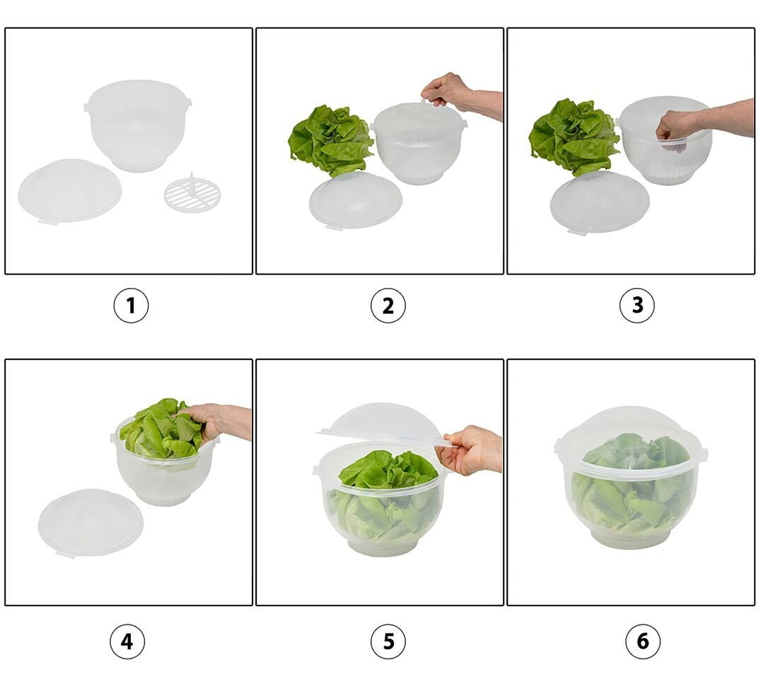 Home-X vegetable and fruit crisper keeps produce ready to grab