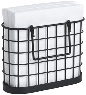 HOMECLASS6 black napkin holder base keeps napkins upright on tables