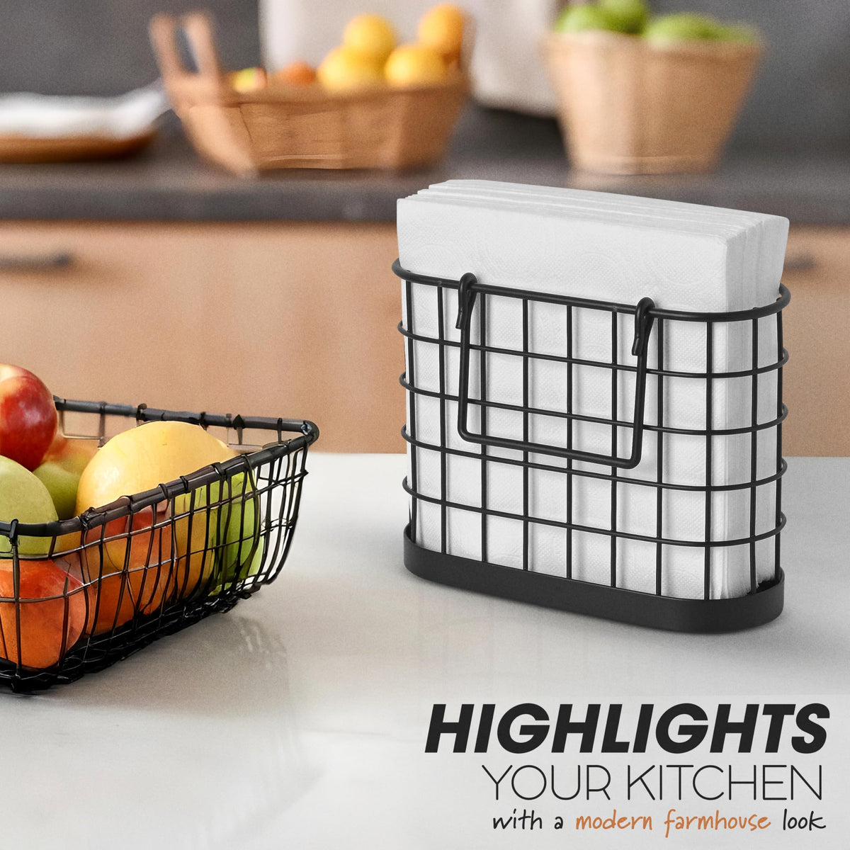 HOMECLASS6 thick-wire frame adds rustic style and durability