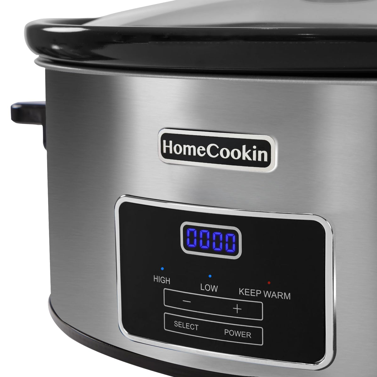 HOMECOOKIN ceramic pot insert, dishwasher-safe for easy cleanup