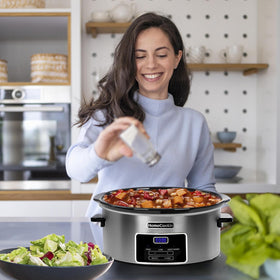 HOMECOOKIN keep-warm function maintains serving temperature