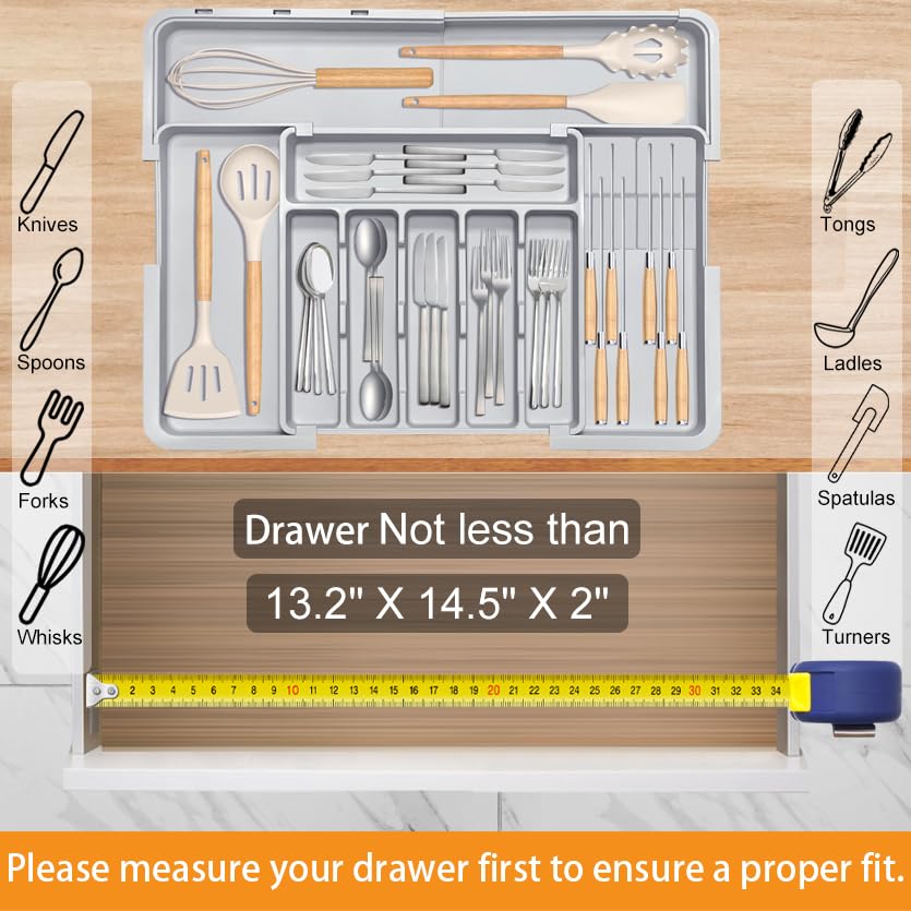 Homecor removable knife slots protect blades while keeping knives ready.