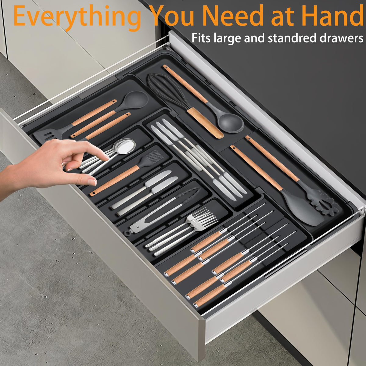 Homecor easy-clean surface simplifies maintenance after regular kitchen use.