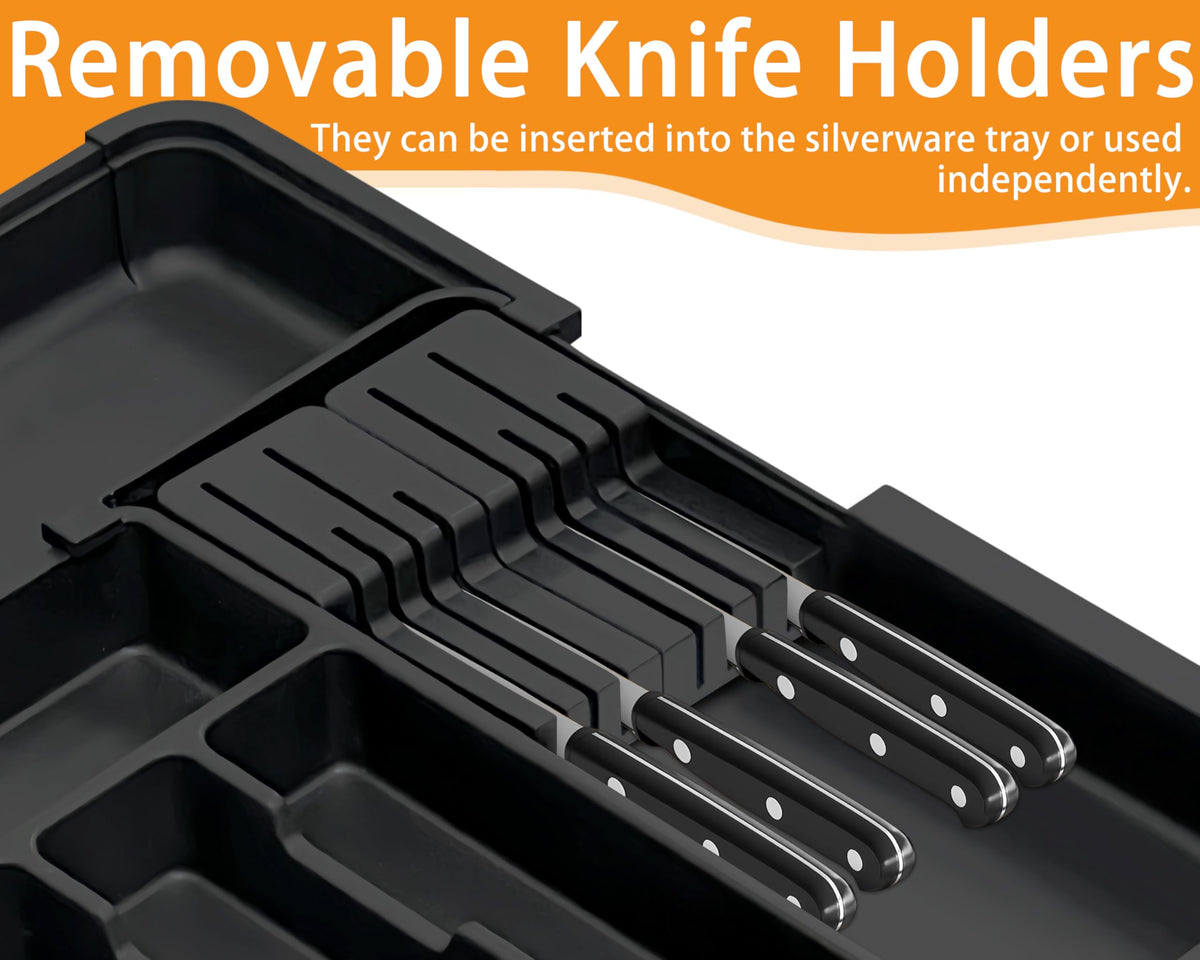 Homecor organizer features non-slip feet to prevent shifting during use.