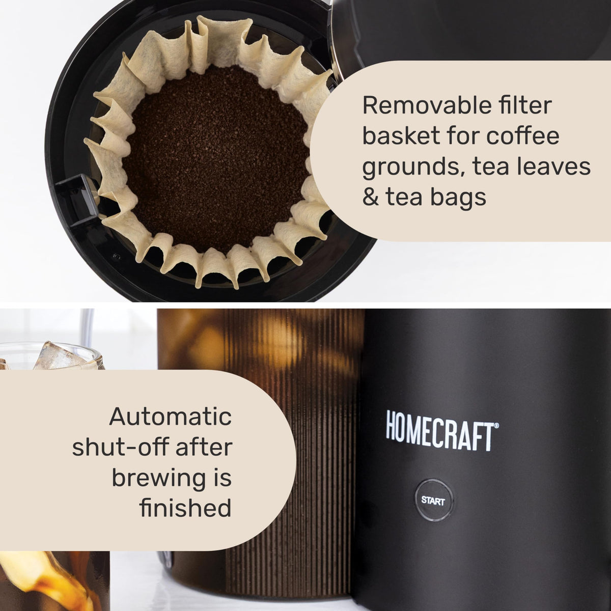 Homecraft 2 Qt insulated pitcher keeps drinks cold during gatherings.