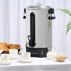Homecraft beverage service area ready for coffee and tea service