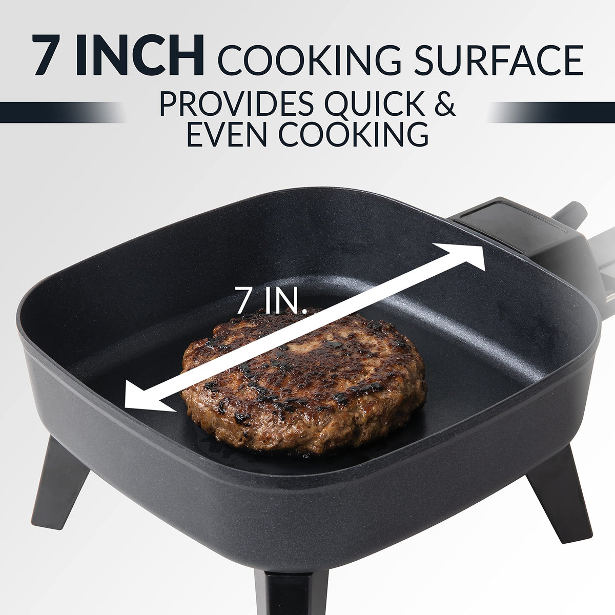HomeCraft cool-touch handle and lid ensure safe, comfortable handling