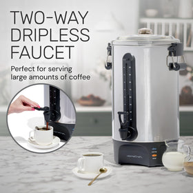 Homecraft double-spigot design supports multi-cup filling efficiently