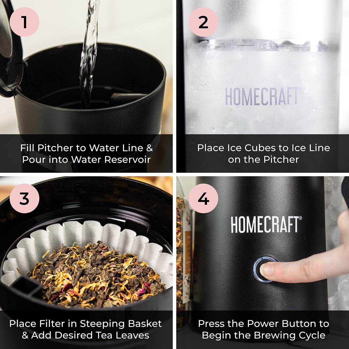 Homecraft fast-brewing system delivers beverages in under ten minutes.